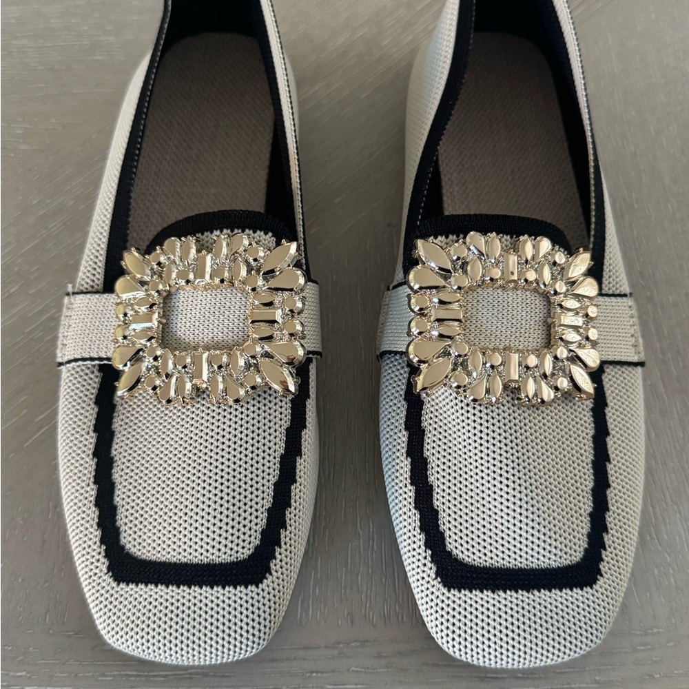 Embellished loafers